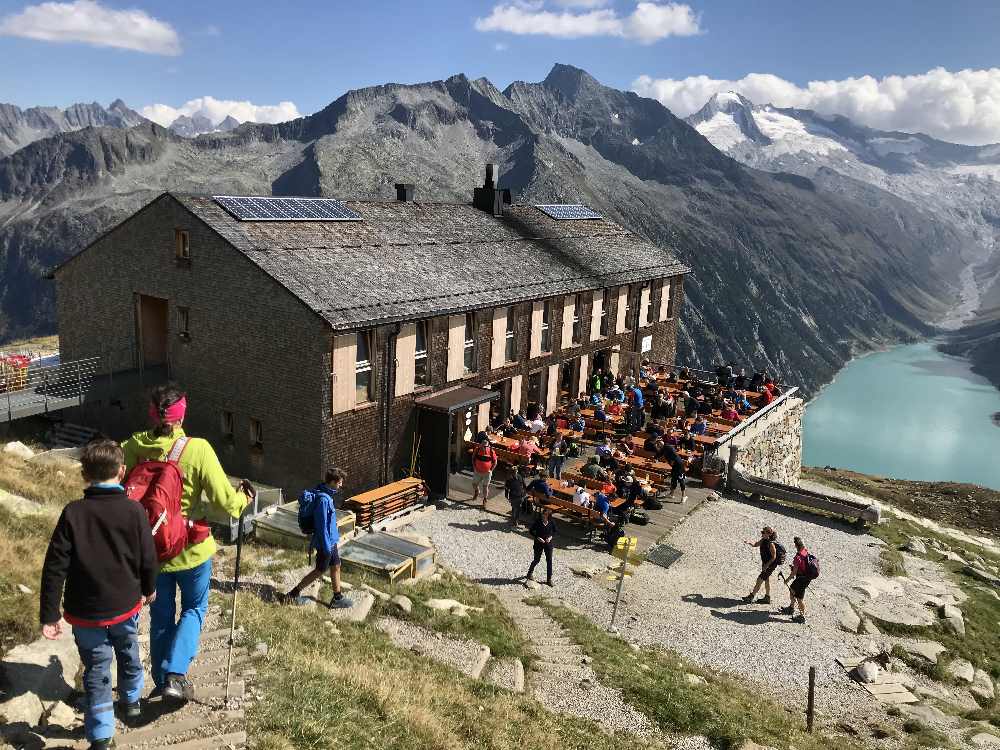 Schleisspeicher wandern - Im Zillertal wandern vom Schlegeisspeicher zur Olperer Hütte