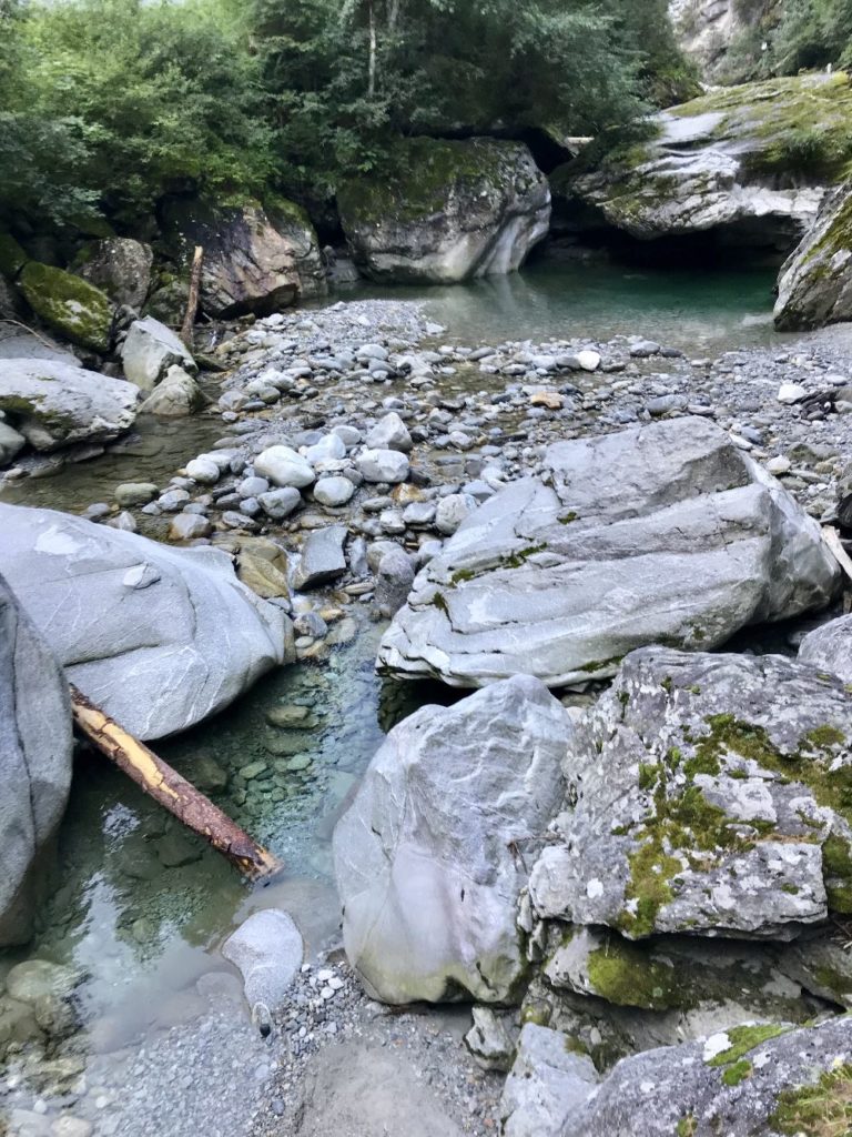 Die Klamm in Finkenberg auf dem Weg zum Schlegeisspeicher