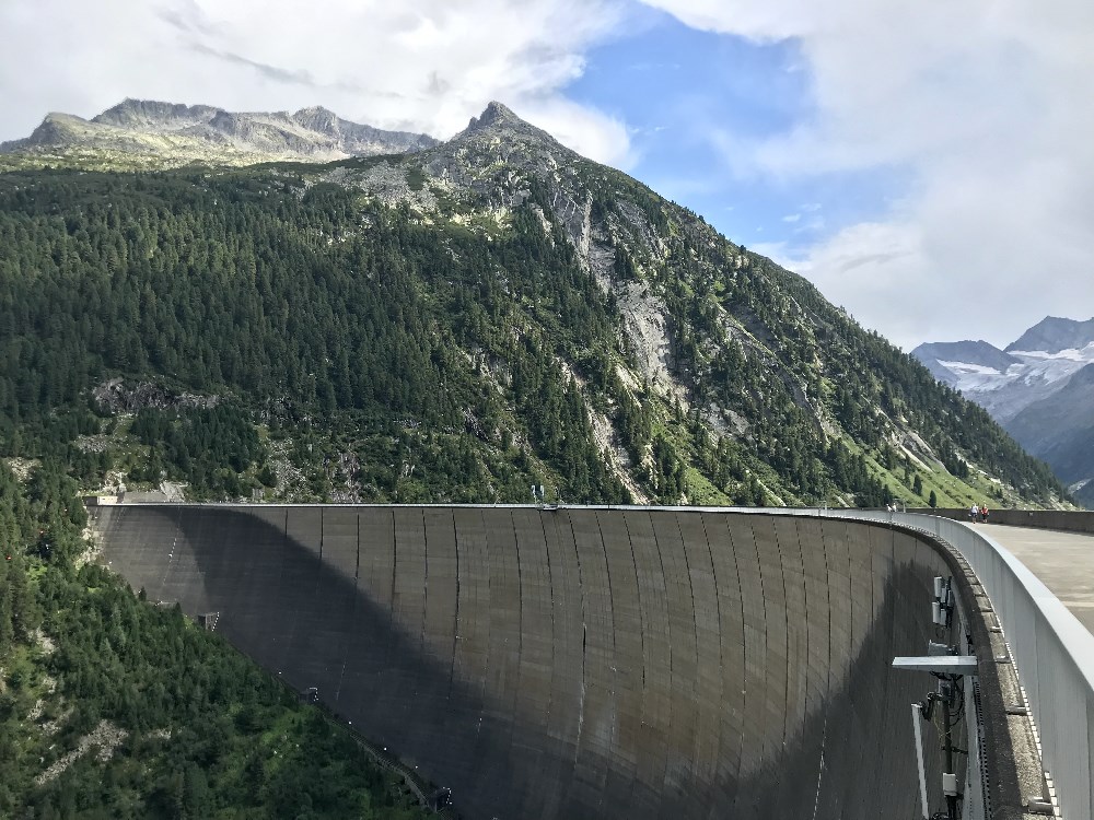 Die Schlegeis Staumauer