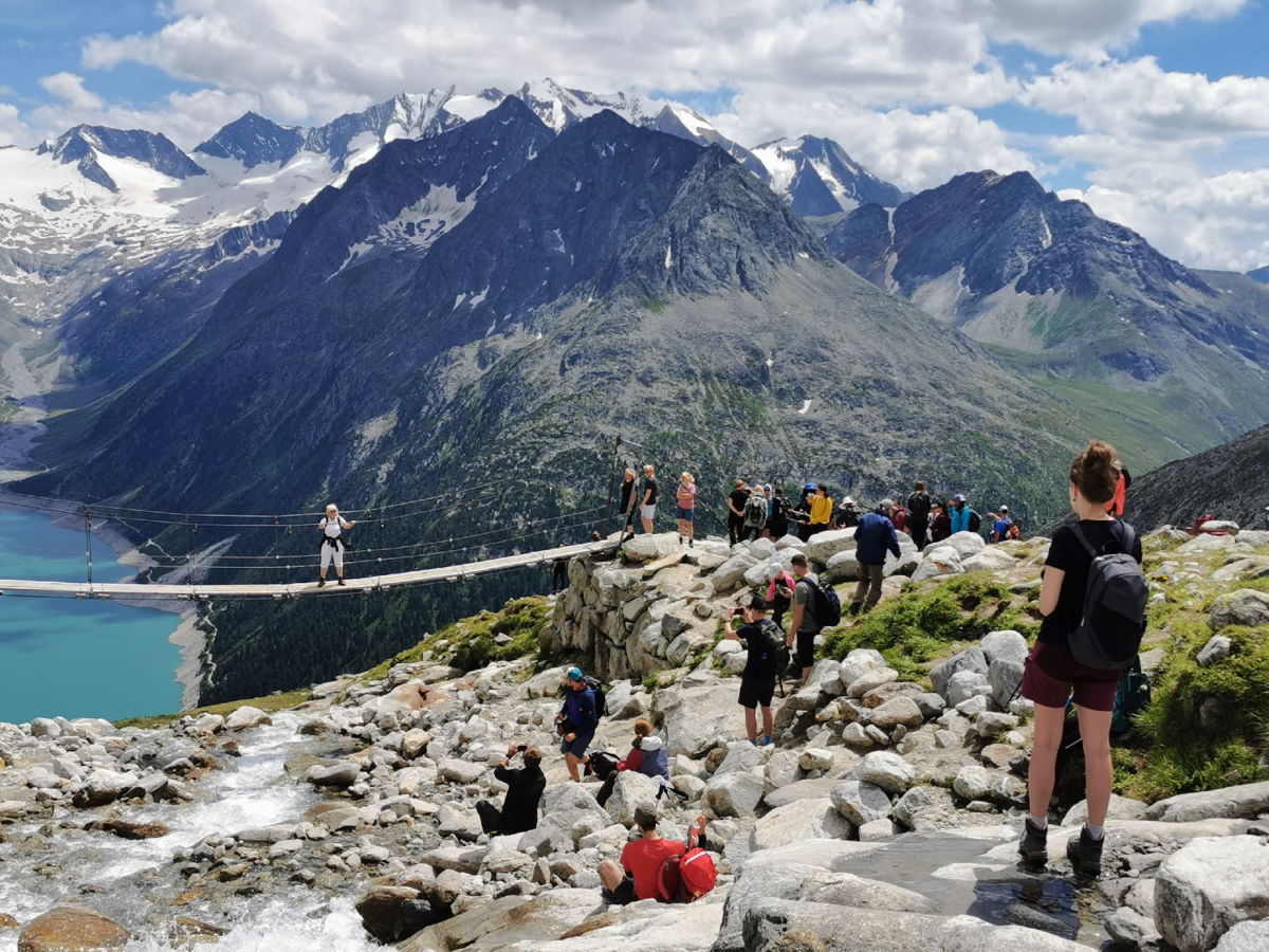 Die OLPERERHÜTTE BRÜCKE im Zillertal ⭐ So ist es wirklich!