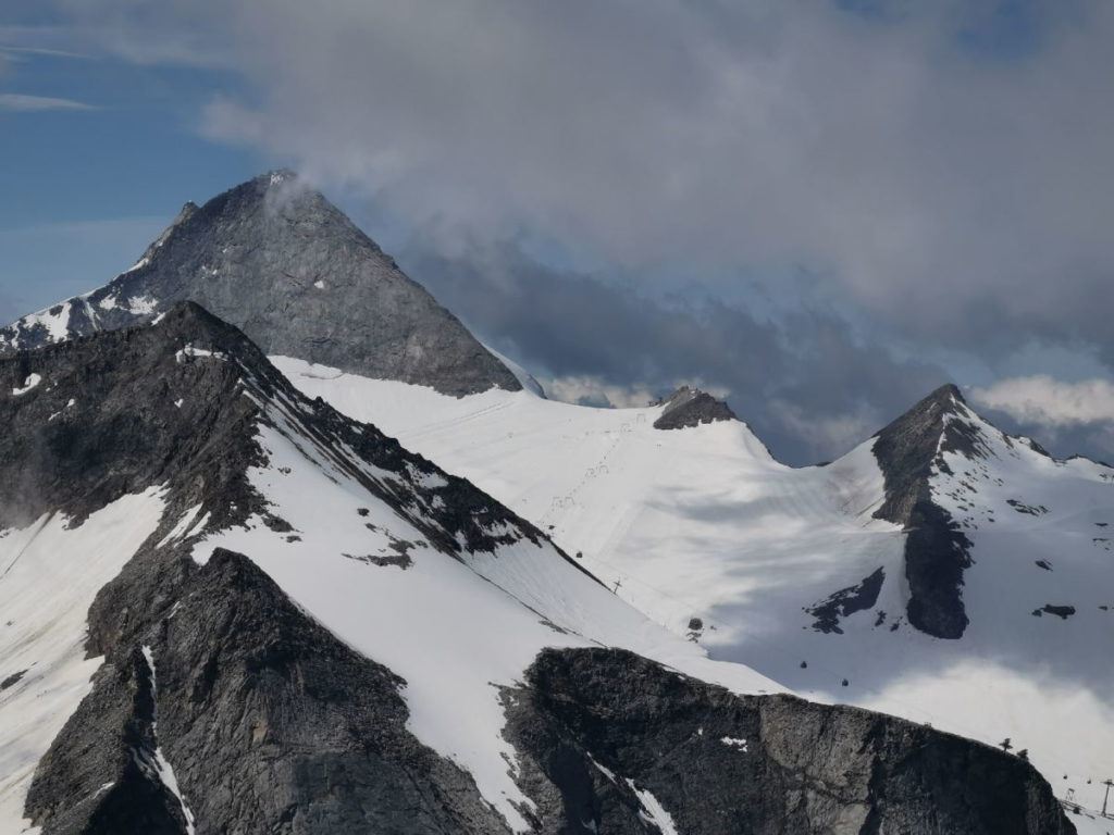 Hoher Riffler Blick zum Olperer - samt dem Gletscherskigebiet