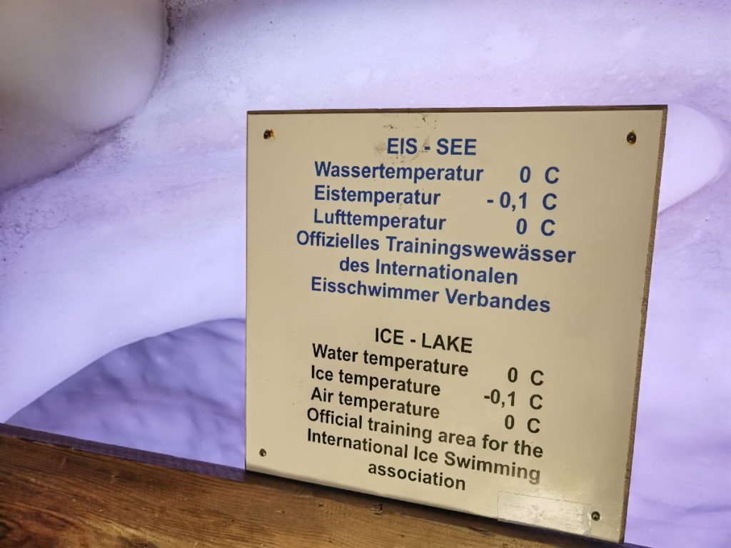 Kalt, kälter, am Kältesten - schwimmen im Eissee