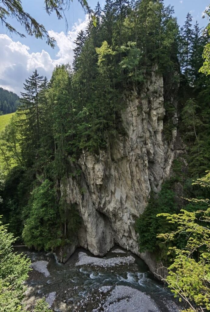 Die Zillerschlucht oberhalb von Mayrhofen