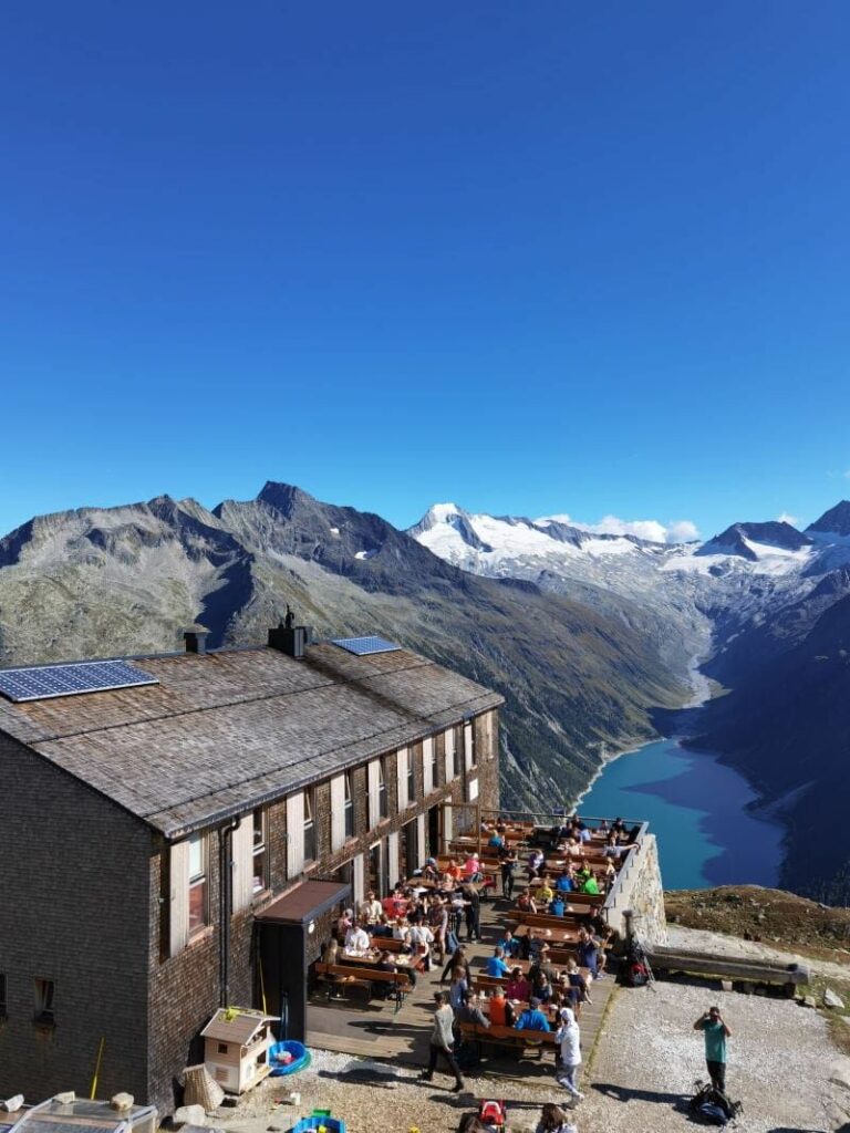 Olperer Hütte - Hotspot in den Zillertaler Alpen und leider völlig überlaufen