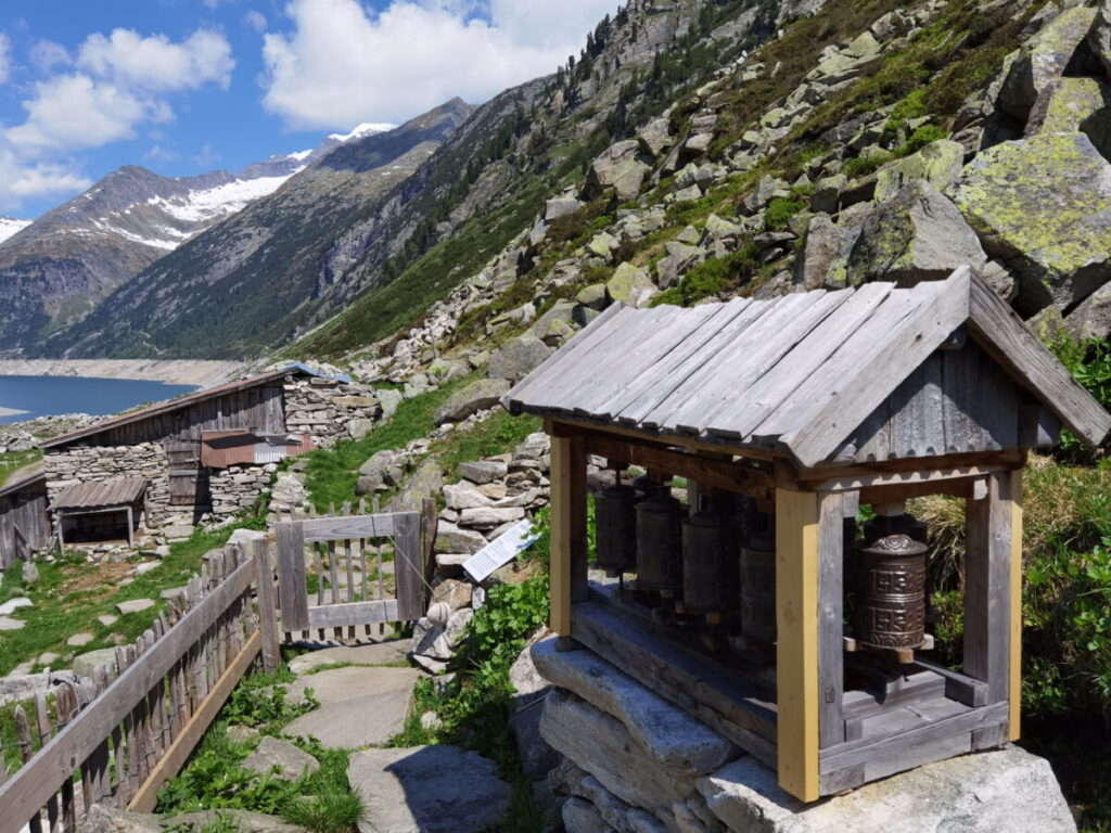 Tibetische Gebetsmühle im Zillertal