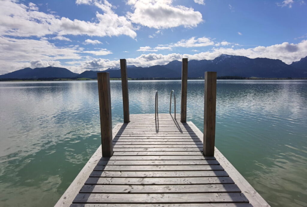 einer der schönsten Alpen Seen - der Forggensee