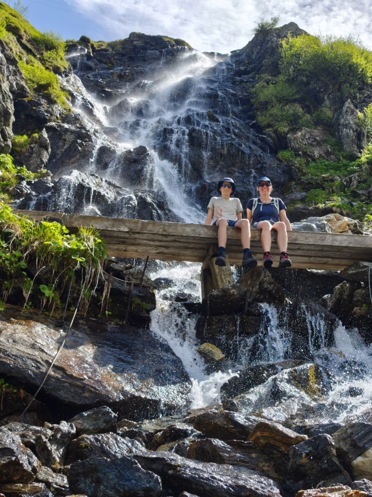 Richtig cooler Wasserfall unterhalb der Greizer Hütte - direkt am Wanderweg
